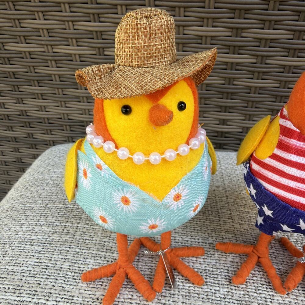 Lot of 2 Target Sun Squad Featherly Friends Pearl and Drummer Birds Summer 2022 - Picture 3 of 16